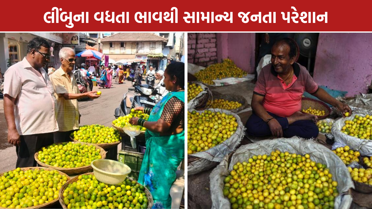 Lemon Price Hike: લીંબુના ભાવ ₹300 પ્રતિ કિલો, મોંઘવારીથી ગ્રાહકો પરેશાન