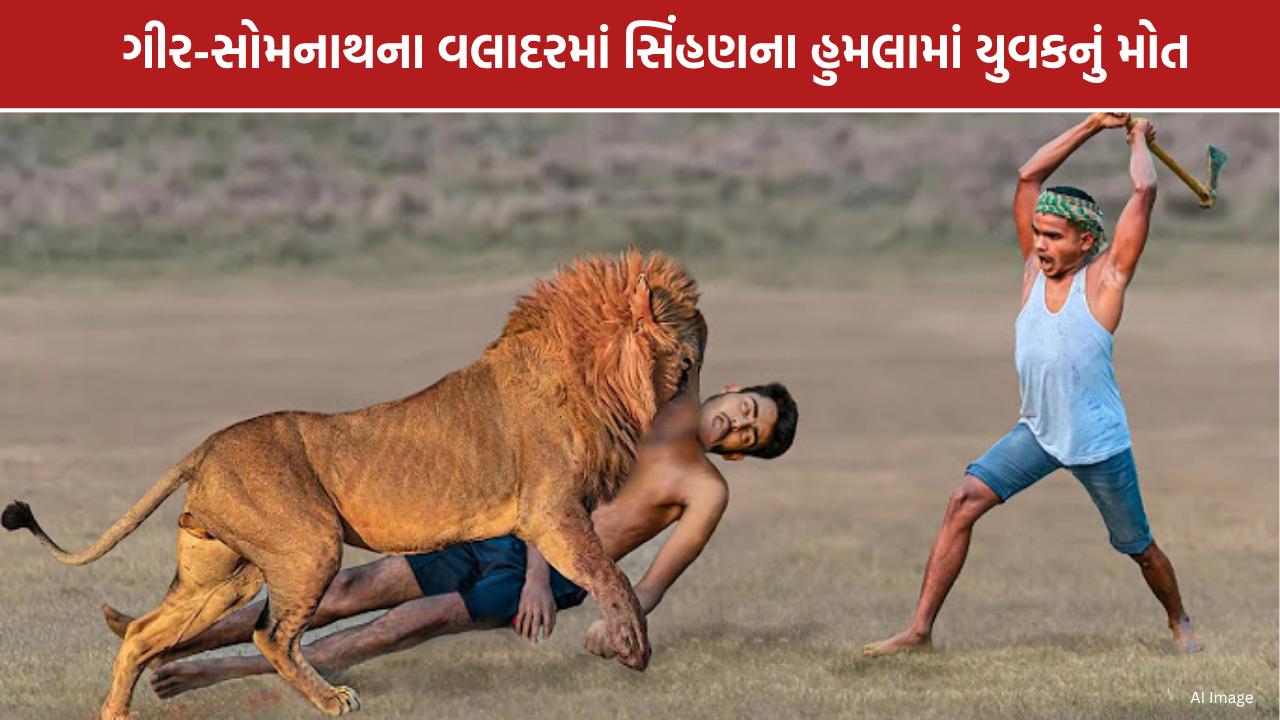 Kodinar Lion Attack: વલાદરમાં સિંહણ Attacksમાં 1 યુવકનું મોત
