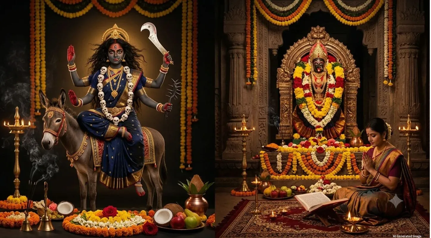Maa Kalratri Puja And Katha