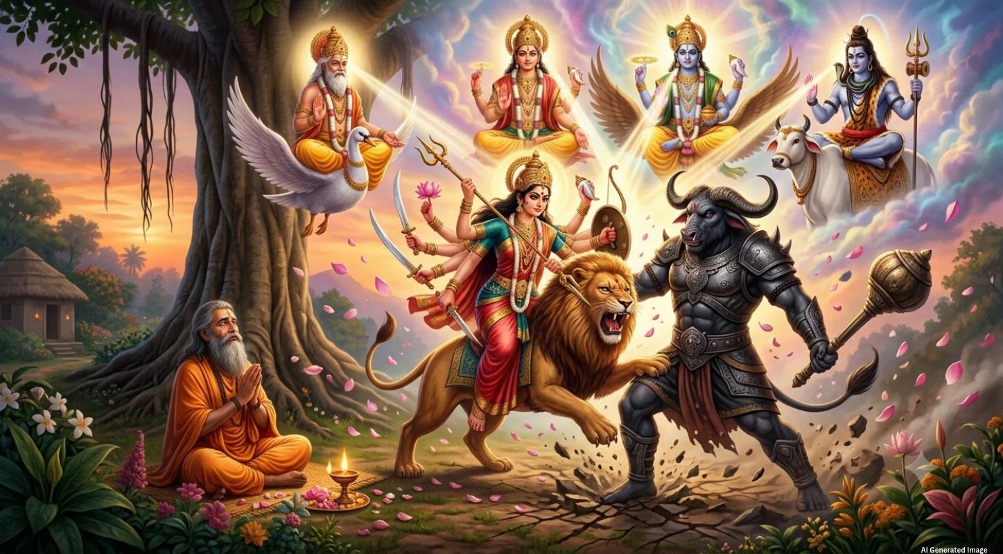 Maa Katyayani-Mahishasur War