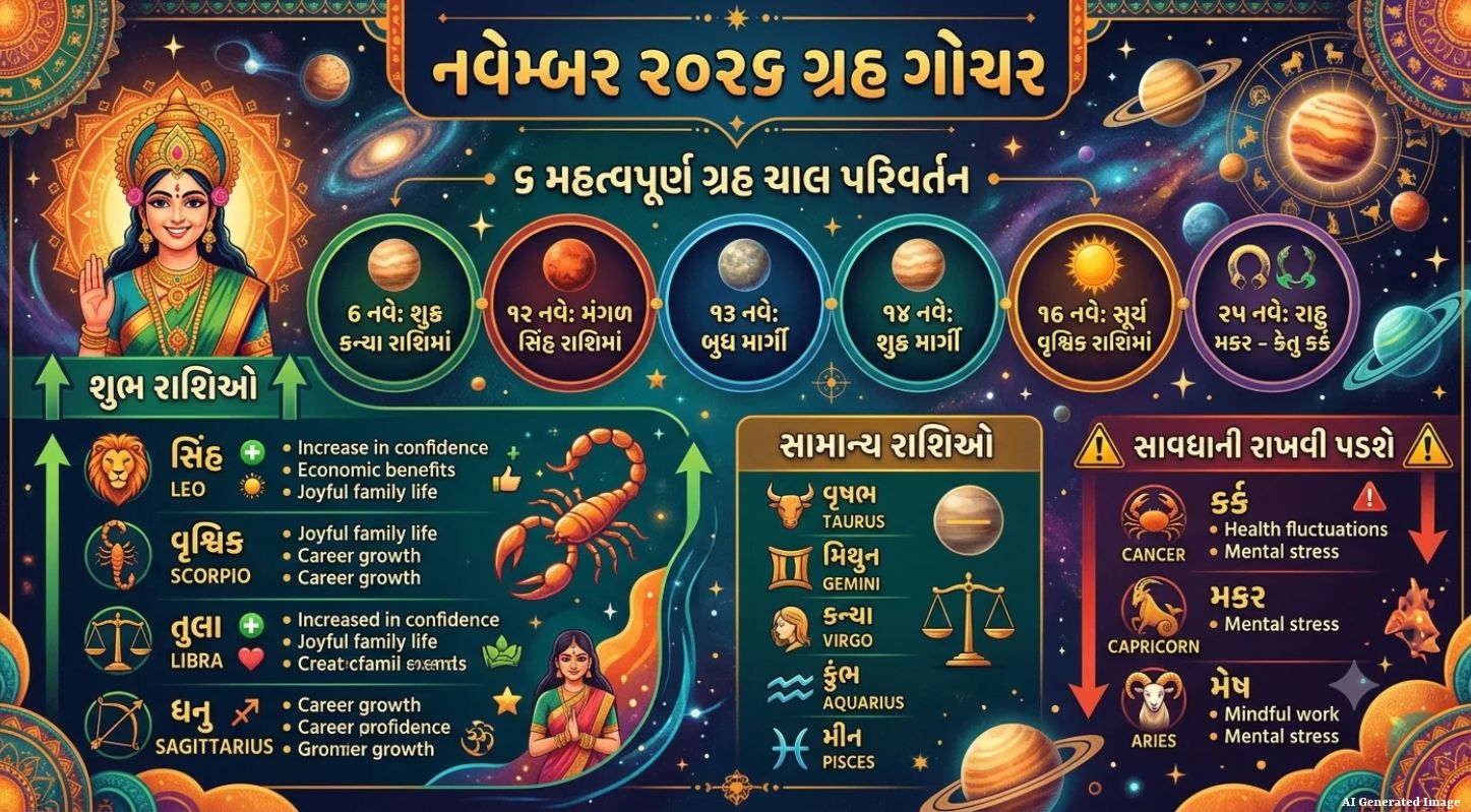 November 2026 Grah Gochar