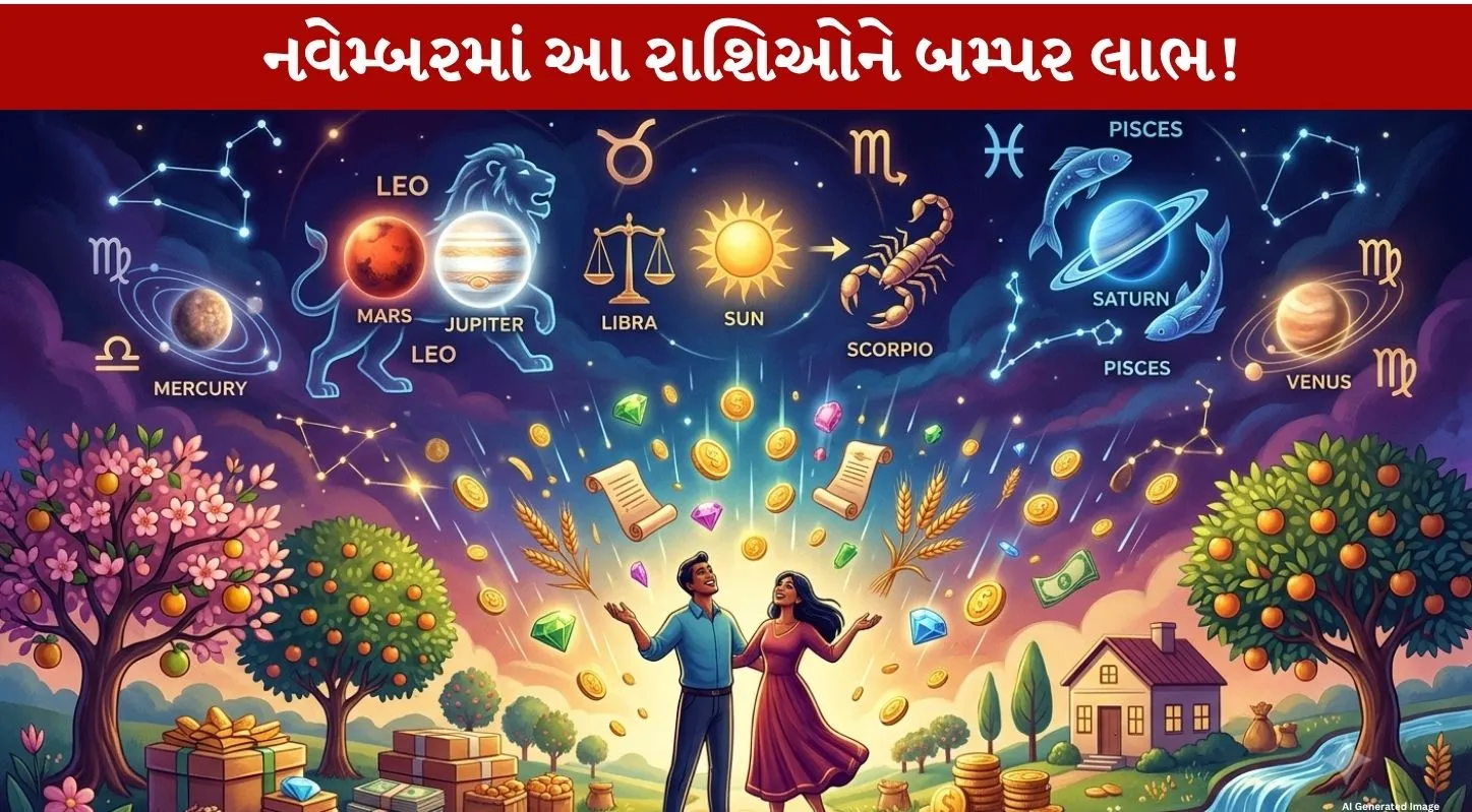 November 2026...4 રાશિઓ માટે આ મહિનો powerful રહેશે!
