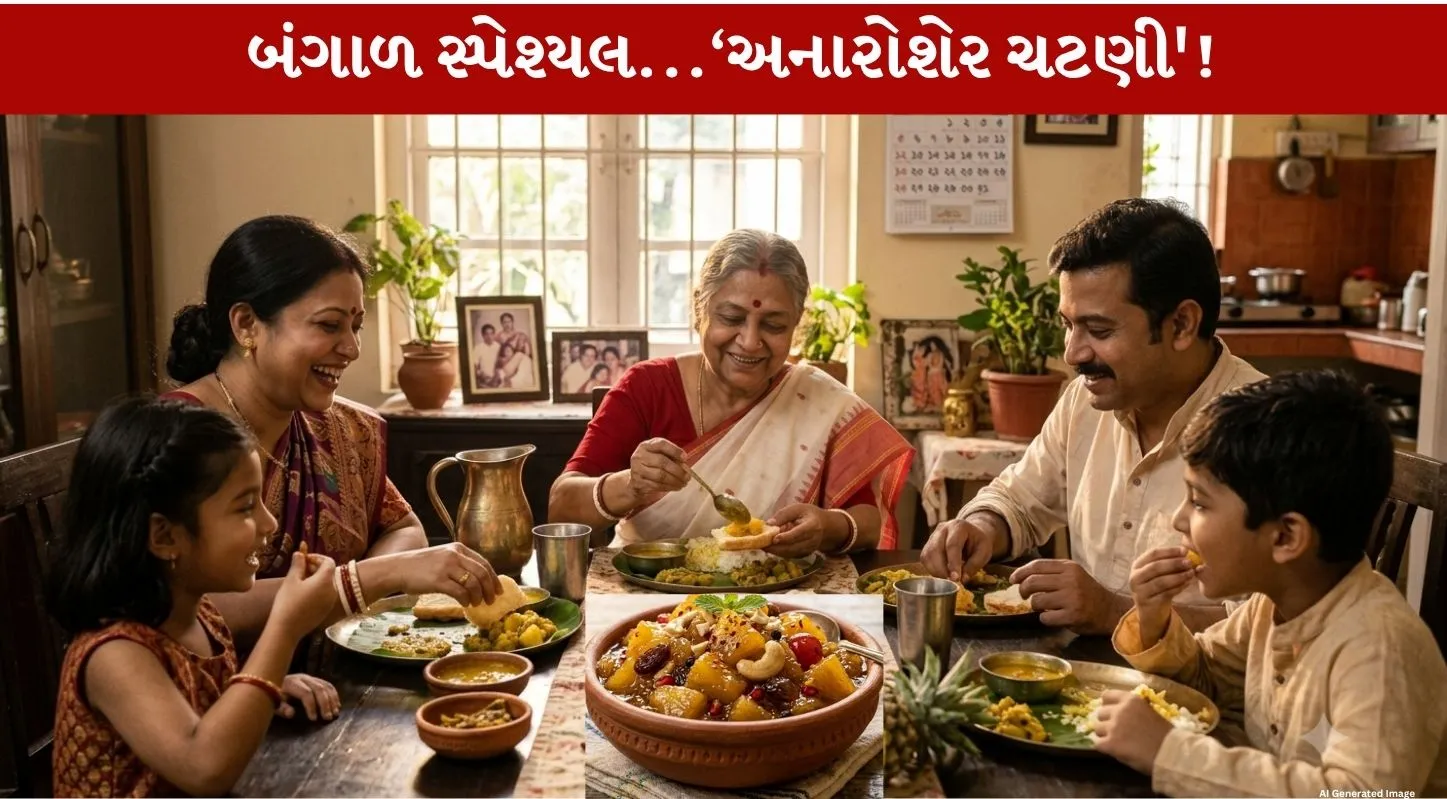 બંગાળી સ્ટાઇલ પાઈનેપલ ચટણી બનાવીને ખાઓ…એટલી ટેસ્ટી લાગશે કે દરરોજ ભોજન સાથે ખાશો..!