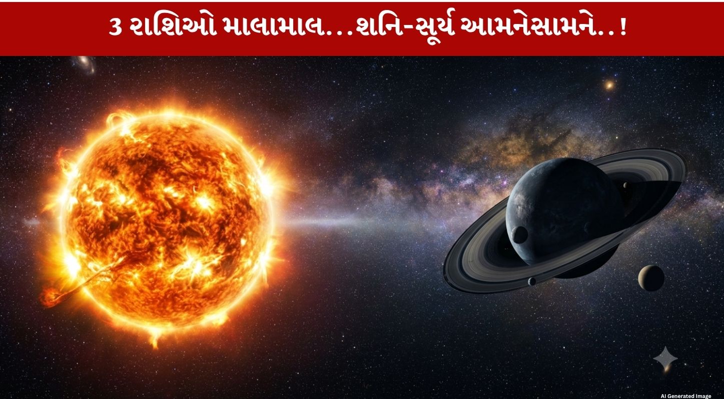 Pratiyuti Yog 2026: સૂર્ય-શનિ આમને-સામને, 3 lucky રાશિઓને મળશે Bumper Benefits!