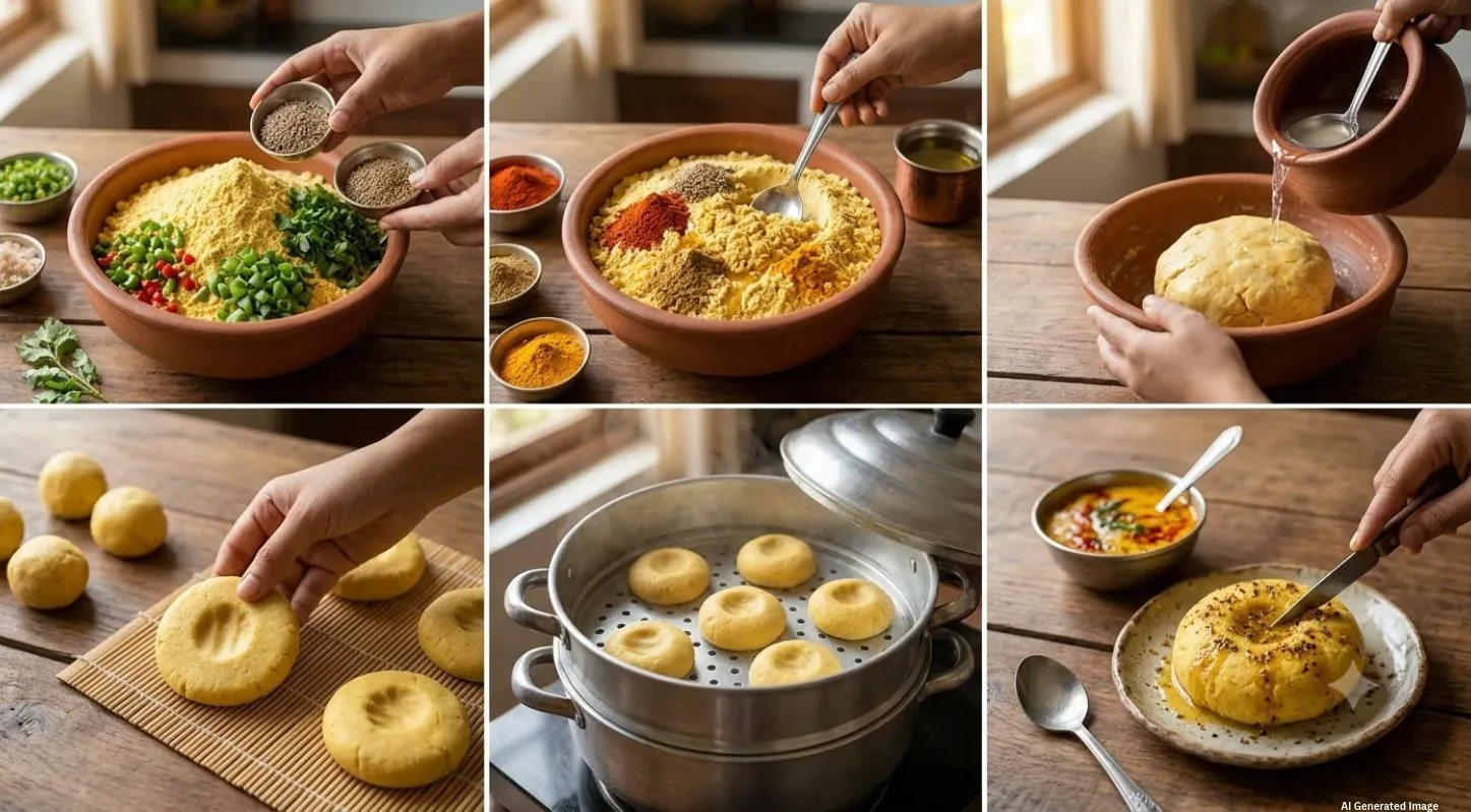 Rajasthani Makai Dhokla Recipe
