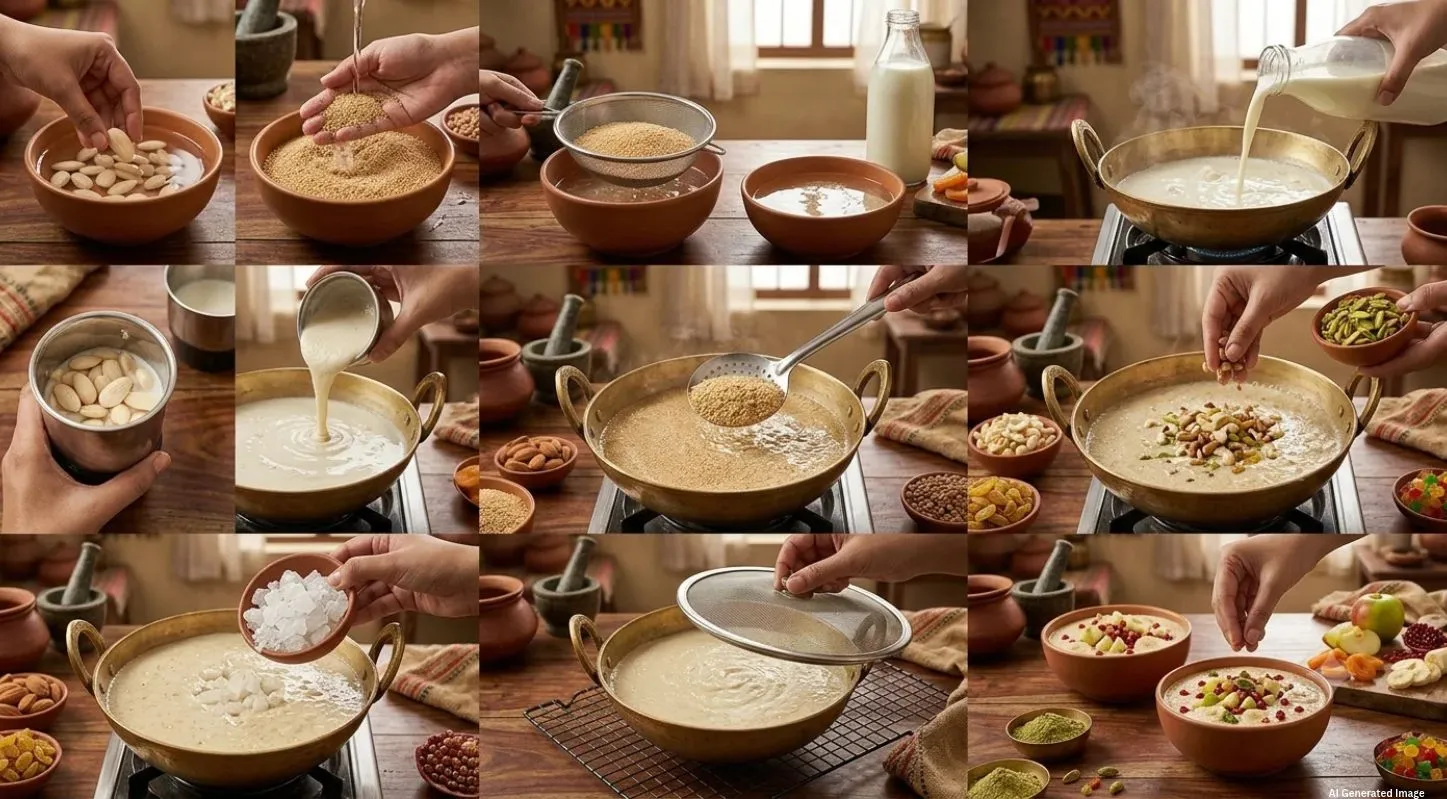 Rajgira Fruit Kheer Recipe