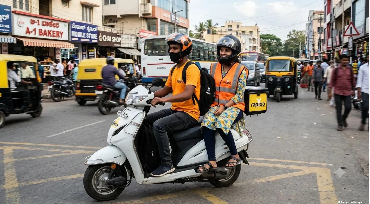 Rapido Driver with ride