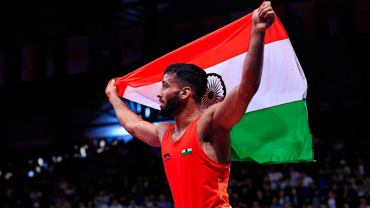 Sujeet Kalkal Gold Medal: 9-2થી પાછળ રહી 10 સેકન્ડમાં જીત્યો ગોલ્ડ