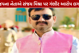 Sanjay Mishra પર BJP નેત્રીના ગંભીર આરોપ, જિલ્લા અધ્યક્ષે કહ્યું- પાયાવિહોણા