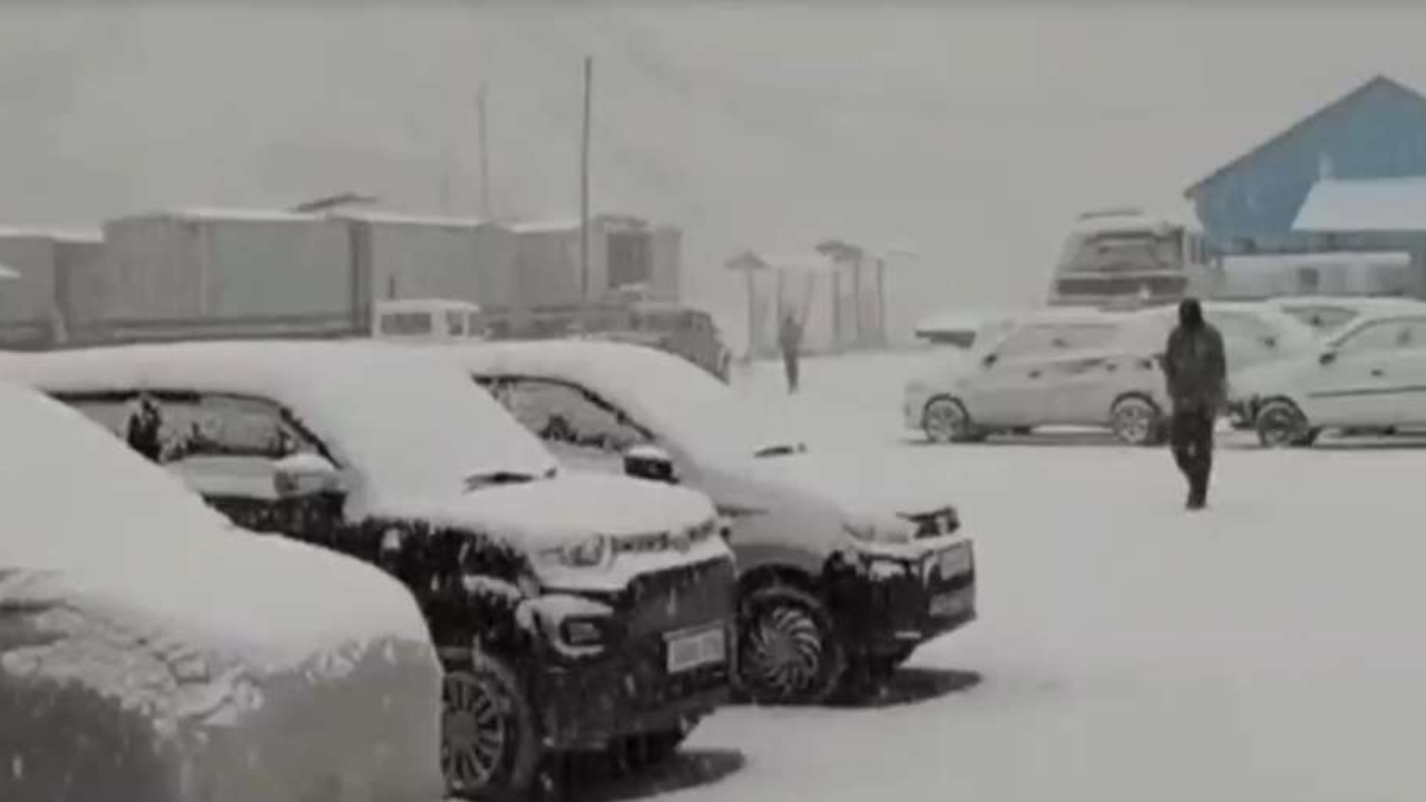 Kashmir Snowfall: કાશ્મીર-લદ્દાખમાં વહેલી બરફવર્ષા, ઠંડીનો કહેર