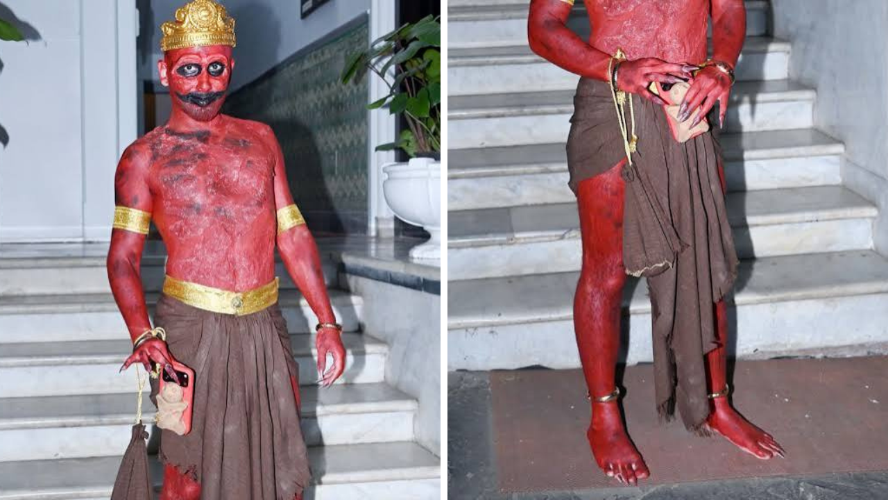 Orry Halloween Look: હસ્તર બન્યા ઓરી, ડરામણા લુકે મચાવી ધૂમ