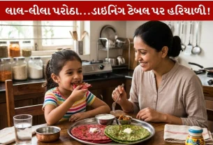 Red and Green Paratha Recipe....બાળકોની Favourite simple રેસિપી...30 મિનિટમાં તૈયાર!