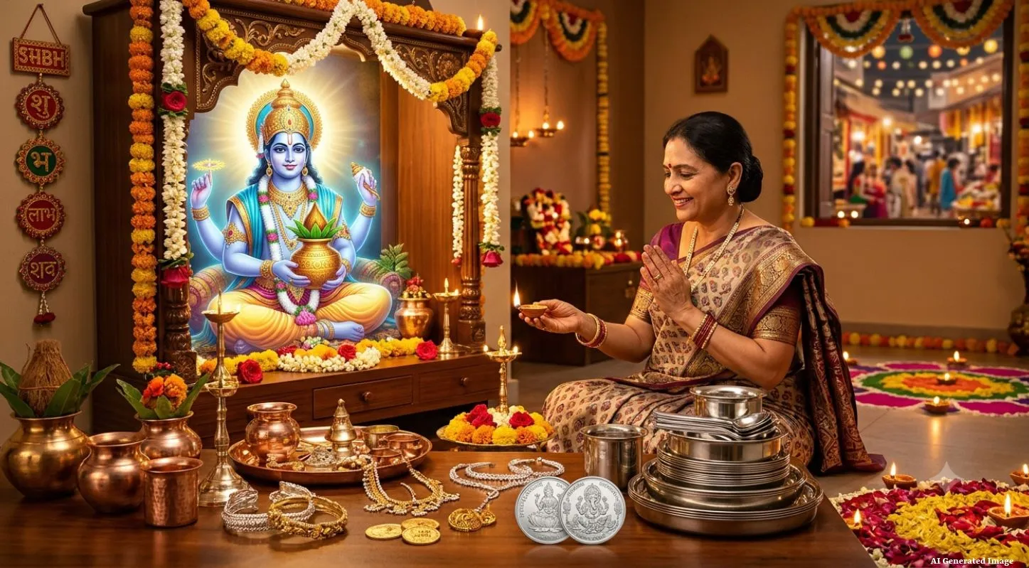 Relation of Dhanvantari and Dhanteras