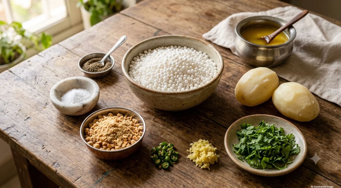 Sabudana Paratha Ingredients
