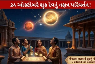 Shukra Nakshatra Gochar 2026...24 ઓક્ટોબરે શુક્રનું powerful નક્ષત્ર પરિવર્તન 4 રાશિઓનું કરશે ભાગ્ય પરિવર્તન!