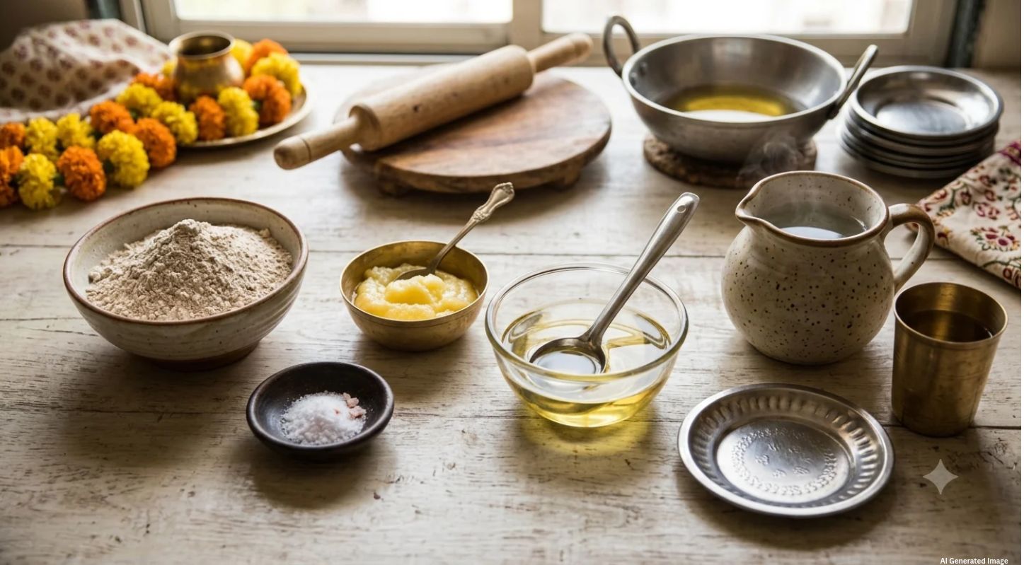 Soft Puri Recipe Ingredients