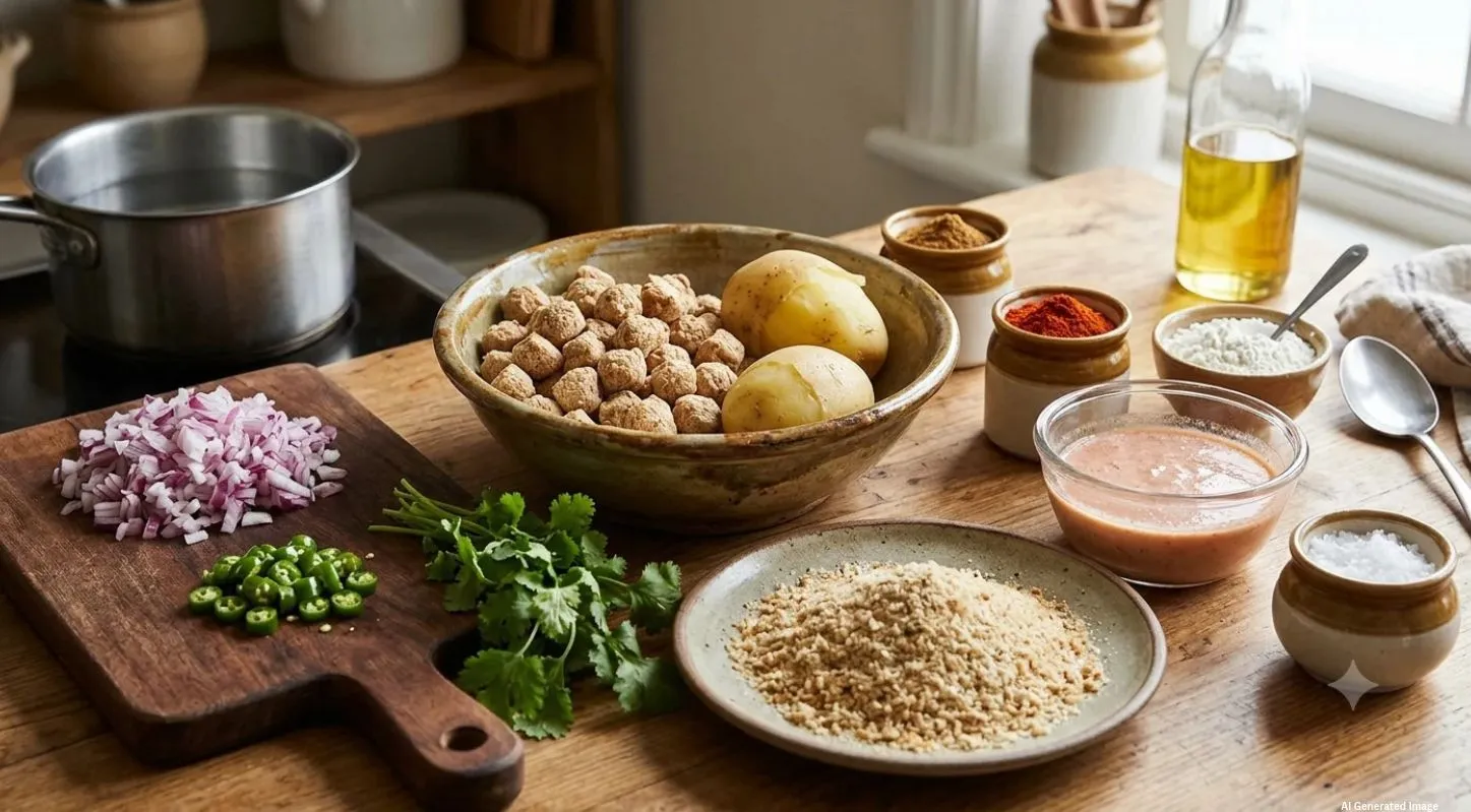 Soya Balls Recipe Ingredients