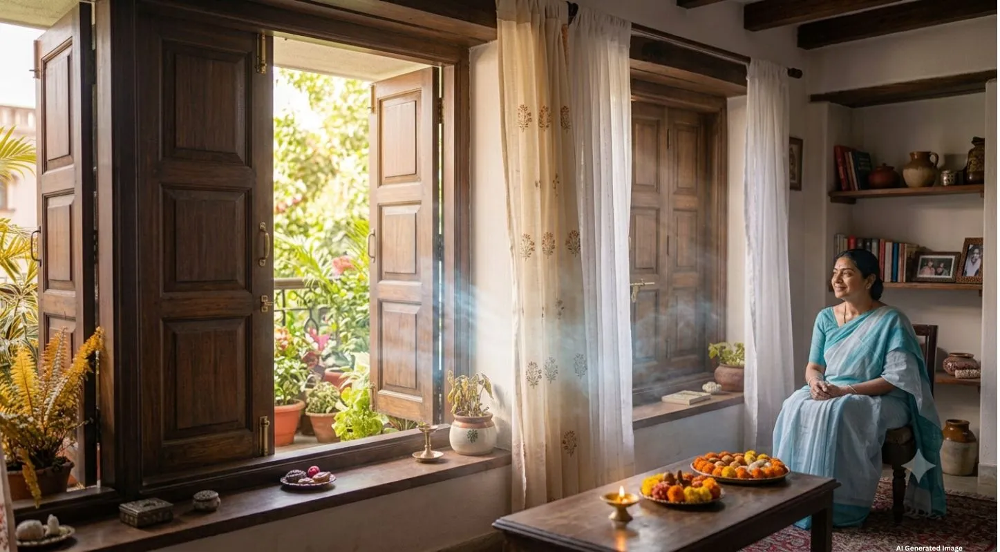 Sunlight and Fresh Air in the morning