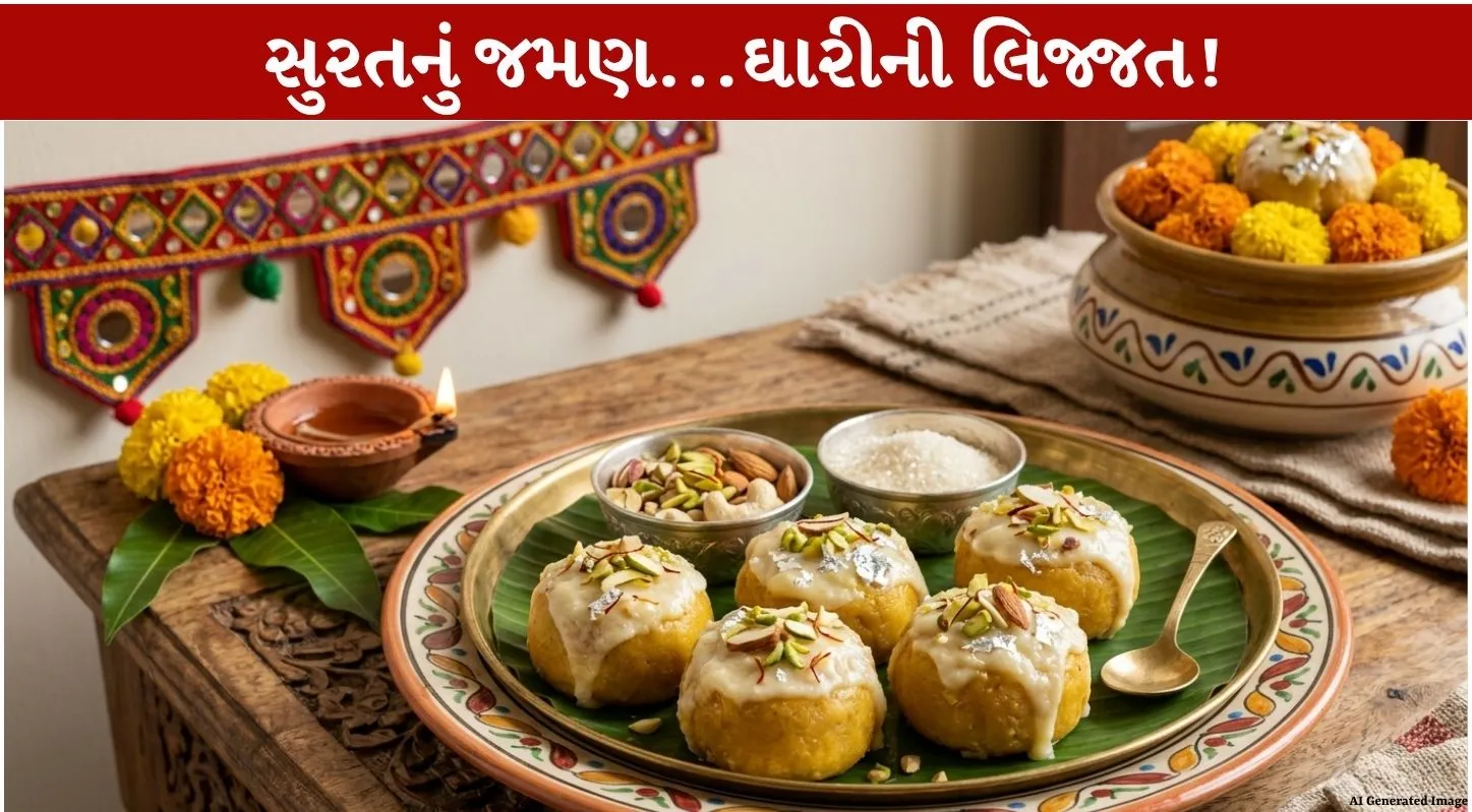 Ghari Recipe...સુરતની Famous મીઠાઈ...Amazing Tasty...4 સૂકા મેવા અને ઘીથી ભરપૂર!