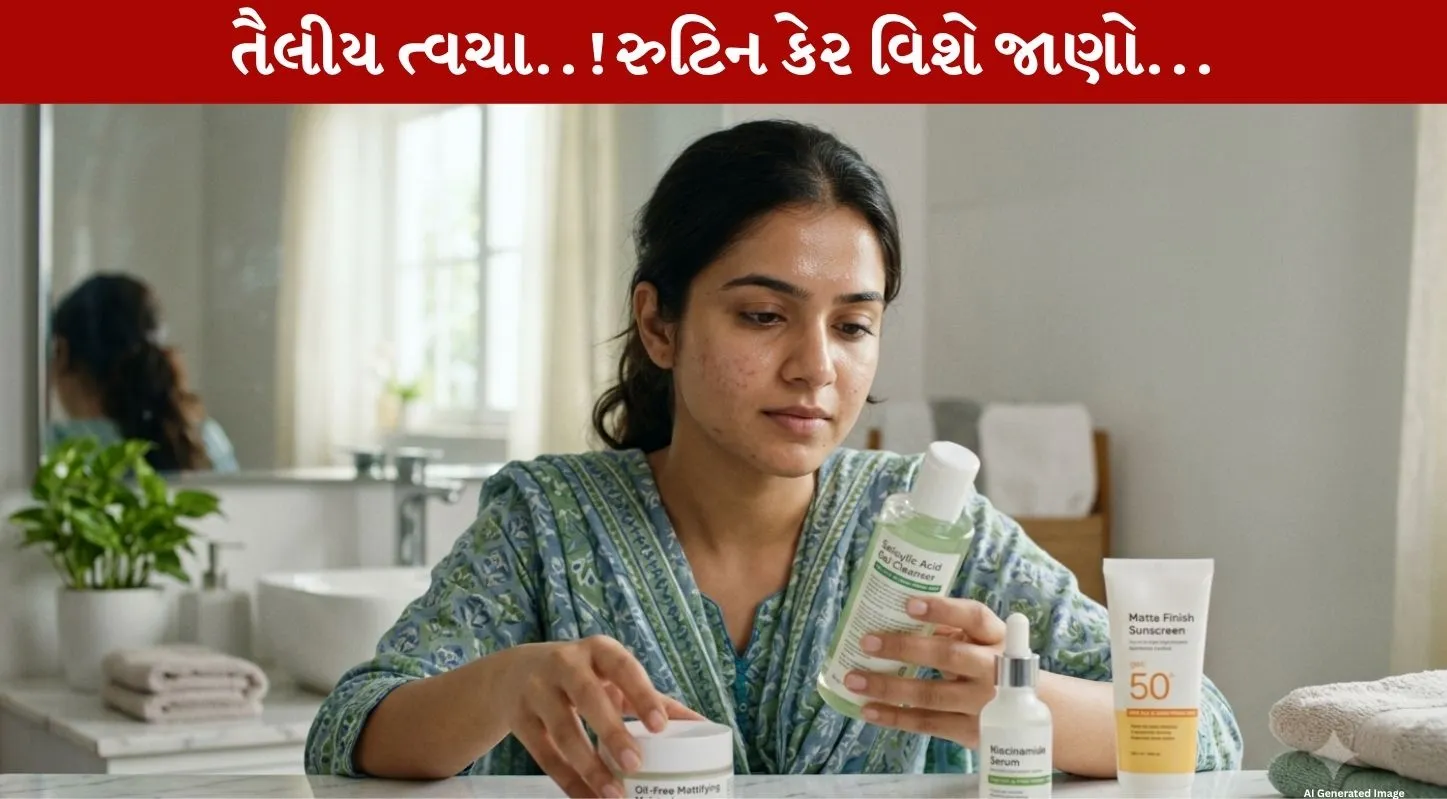 Oily Skin ની Healthy Care: 4 એક્સપર્ટ ટિપ્સથી મેળવો ચમકતી અને હેલ્ધી સ્કિન!
