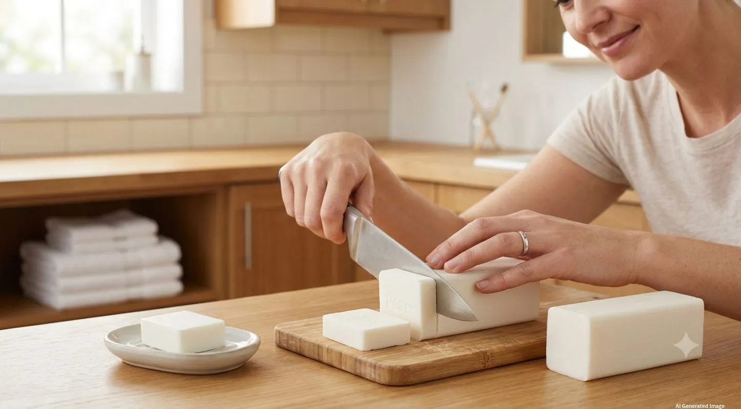 Tips to keep Soap from Melting-મોટા સાબુના નાના ટુકડા કરવા