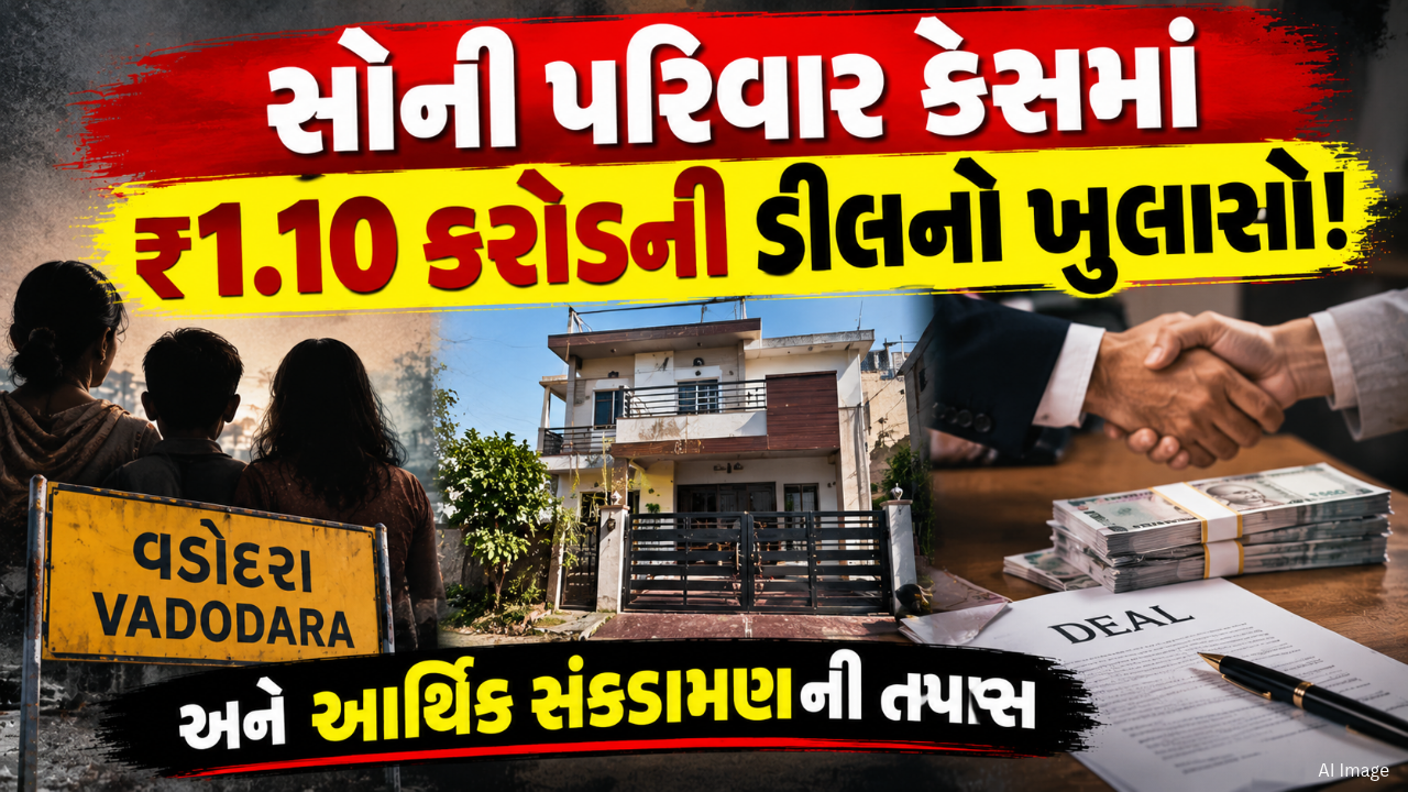 Vadodara Soni Family Case: વડોદરા સોની પરિવાર કેસમાં મકાનના સોદાના નવા ખુલાસા, ₹1.10 કરોડની ડીલની તપાસ | BIG REVELATION