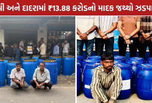 Vapi Cannabis Bust: વાપી અને દાદરામાં ₹13.88 કરોડનો માદક જથ્થો ઝડપાયો