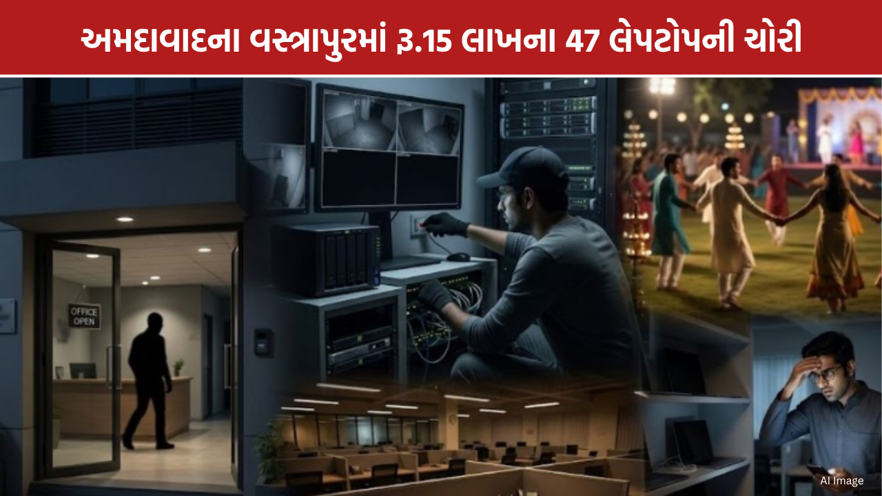 Ahmedabad Laptop Theft: અમદાવાદમાં 47 લેપટોપની ચોરી, રૂ.15 લાખનું નુકસાન