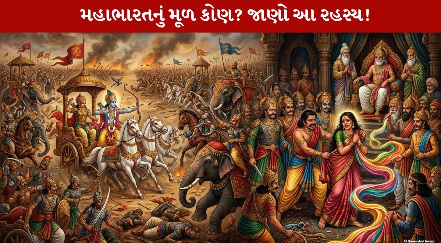 Mahabharata નું Terrifying War કોના કારણે થયું? જાણો 3 પાત્રોનો Fascinating ઈતિહાસ!