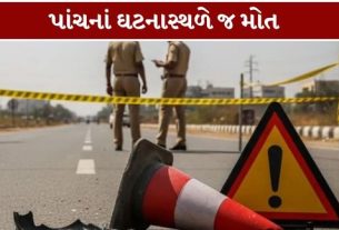 મહારાષ્ટ્રના અમરાવતી જિલ્લામાં શુક્રવારે સવારે સમૃદ્ધિ મહામાર્ગ પર ભીષણ માર્ગ અકસ્માત (Accident)સર્જાયો હતો