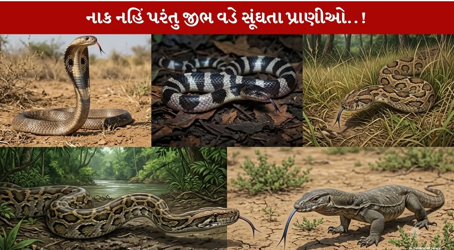 Animals...જે પોતાની જીભ વડે સૂંઘે છે! જાણો એવા 5 Incredible ભારતીય જાનવરો વિશે...