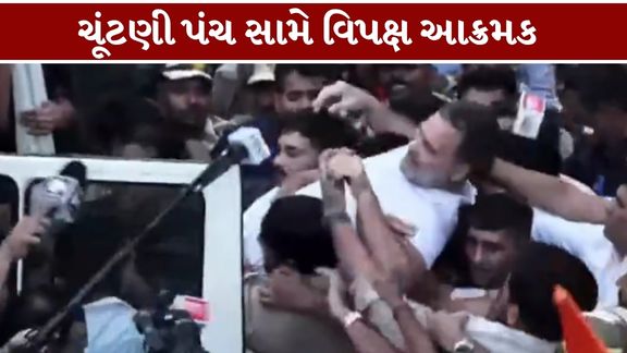 દિલ્હીના જંતર-મંતર (jantar Mantar)ખાતે મુખ્ય ચૂંટણી કમિશનર જ્ઞાનેશ કુમાર (CEC Gyanesh Kumar)ના રાજીનામાની માંગને લઈને વિપક્ષી INDIA બ્લોકનો વિરોધ વધુ ઉગ્ર બન્યો છે