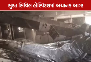 Surat Civil Hospital Fire: સમારકામ કરી રહેલા 4થી 5 લોકોનો આબાદ બચાવ
