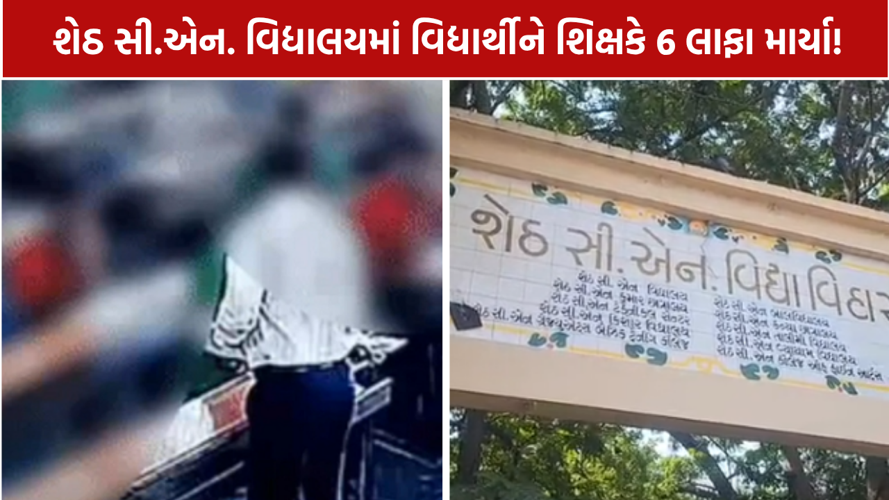 Teacher Allegedly Slaps Student: ધોરણ 9ના વિદ્યાર્થીને 6 લાફા માર્યાનો આક્ષેપ