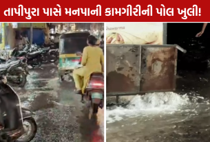 Surat Tapipura Pipeline: પાઈપલાઈન ફાટતાં રસ્તો બેસ્યો, પાણીની નદી વહી