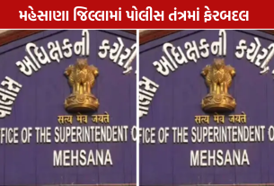 Mahesana Police Transfer: 3 PI અને 8 PSIની બદલી, અનેક પોલીસ સ્ટેશનમાં નવી જવાબદારી