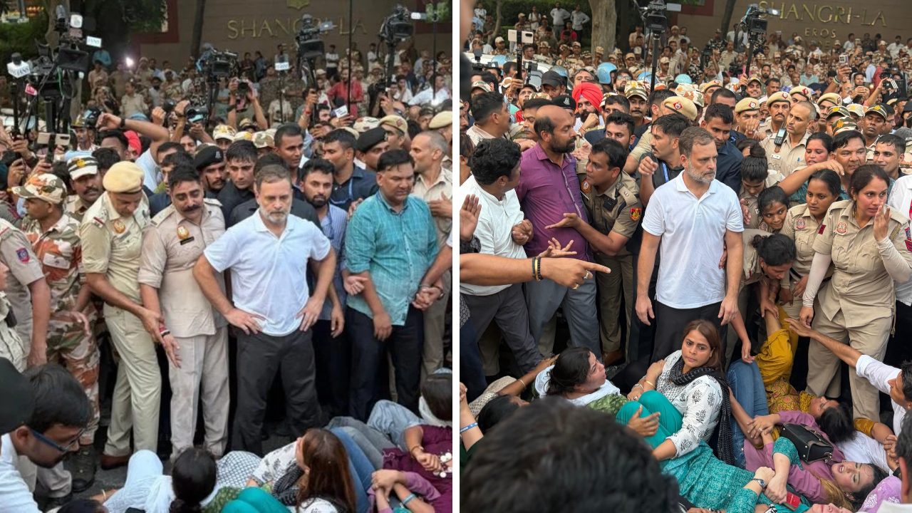 Rahul Gandhi Protest: ચૂંટણી પંચ સામે હલ્લાબોલ, 2 દિવસમાં 3 વખત અટકાયત