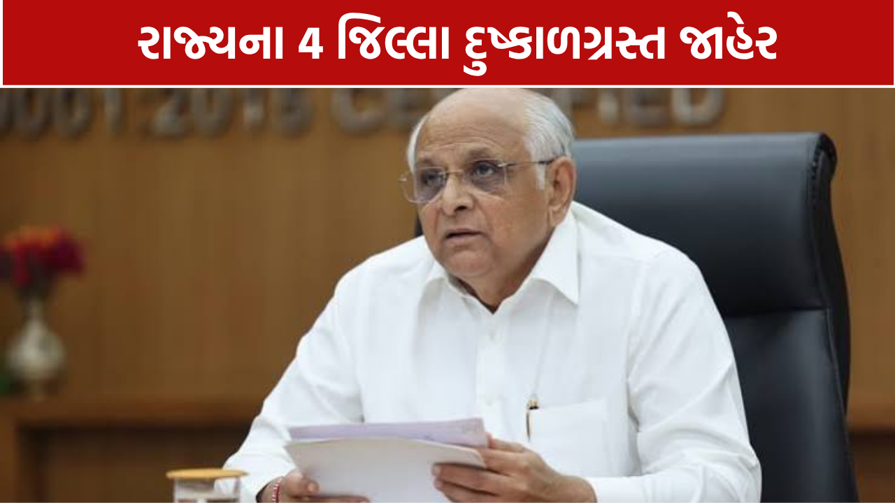 Gujarat Drought Declaration: ગુજરાતના 4 જિલ્લા દુષ્કાળગ્રસ્ત જાહેર