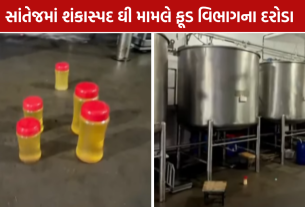 Santej Food Raid: શંકાસ્પદ ઘી મામલે ફૂડ વિભાગના દરોડા, નમૂના લેબમાં મોકલાયા