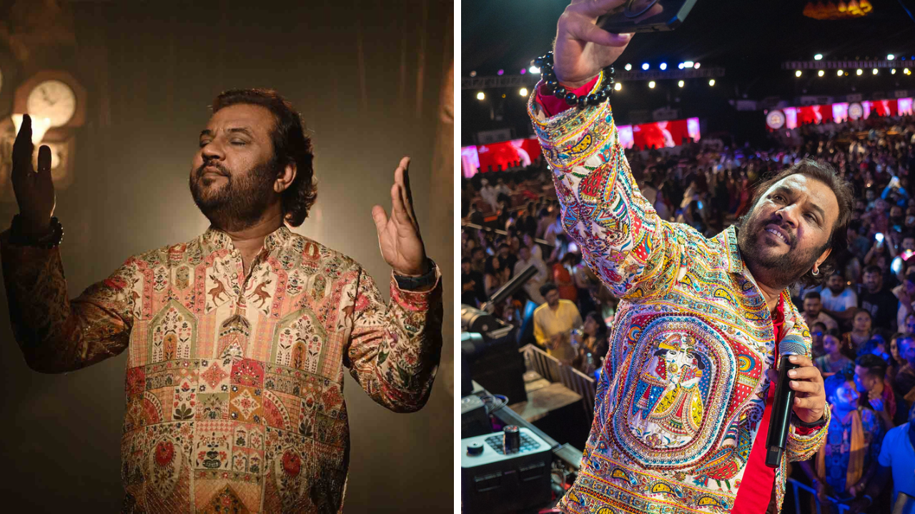 Kirtidan Gadhvi Garba: 'પરંપરા' ગરબાના ડોમનો એક ભાગ બેસી ગયો