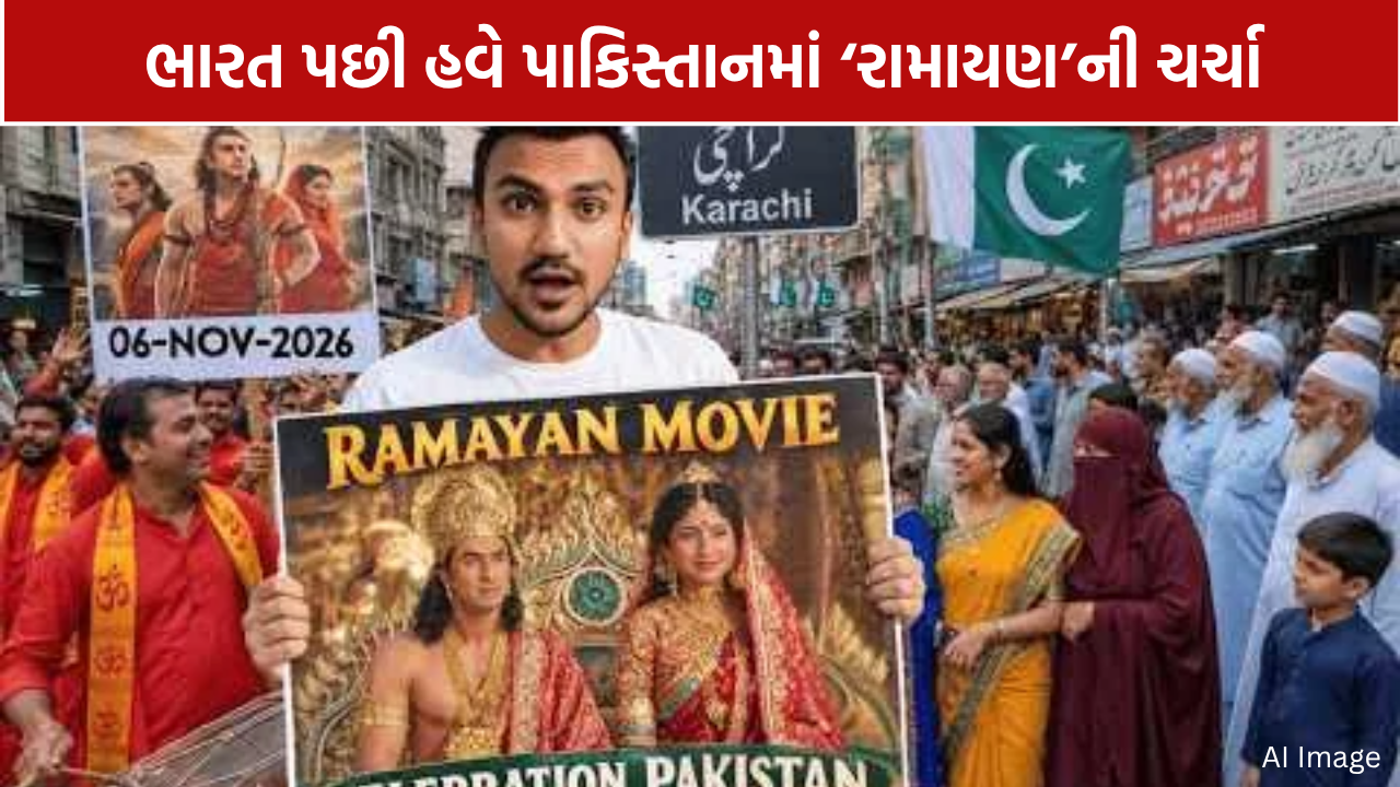 Ramayana Karachi Video: કરાચીના મંદિરમાં ‘રામાયણ’નું પોસ્ટર