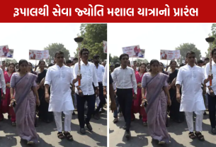 Seva Jyoti Mashal Yatra: વરદાયિની માતાજીના દર્શન બાદ હર્ષ સંઘવીએ મશાલ યાત્રા શરૂ કરાવી