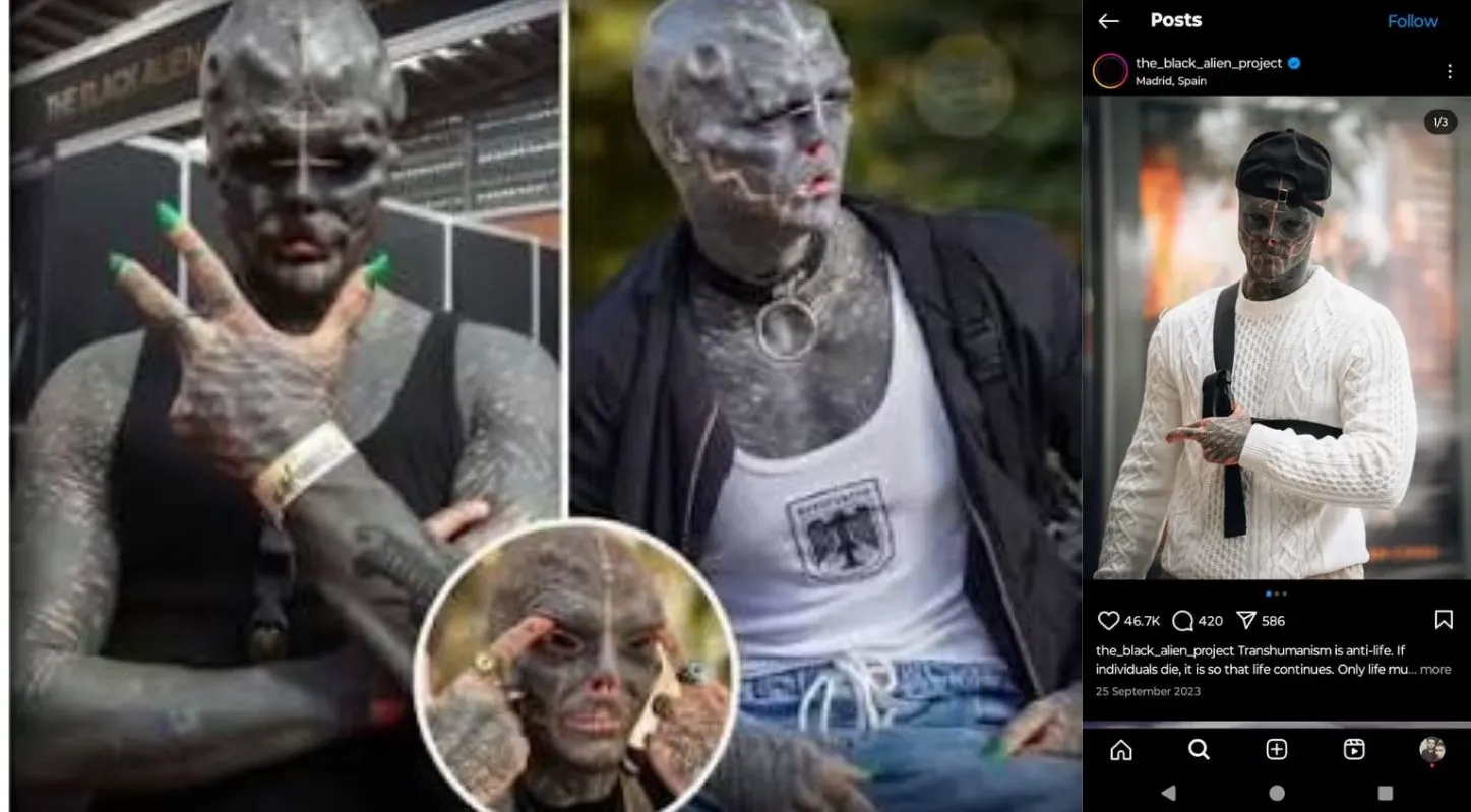 પોતાને Black Alien માં બદલવાનો વિચાર કેમ આવ્યો